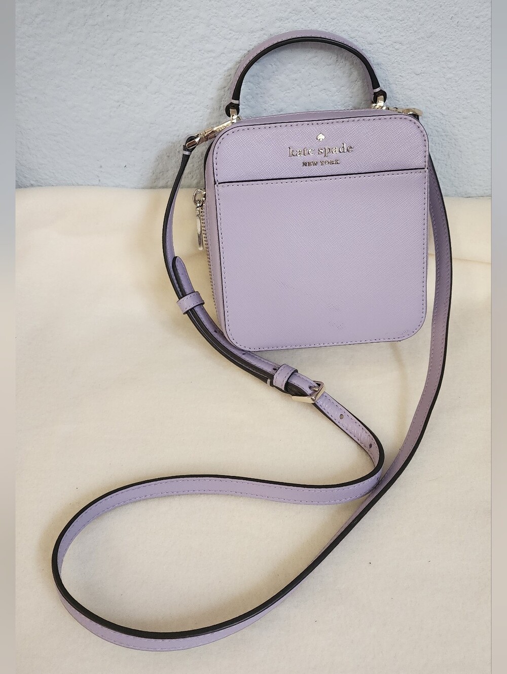 kate spade Lilac Leather Top-Handle Crossbody
